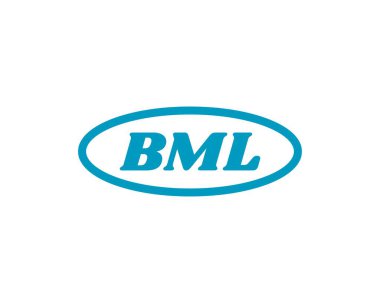BML Logo tasarım vektör şablonu. BML
