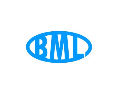 BML Logo tasarım vektör şablonu. BML
