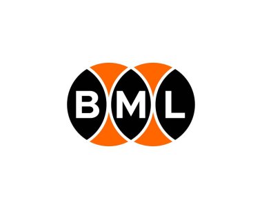 BML Logo tasarım vektör şablonu. BML
