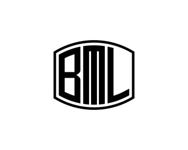 BML Logo tasarım vektör şablonu. BML