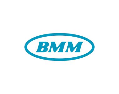 BMM Logo tasarım vektör şablonu. BMM