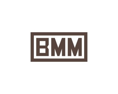 BMM Logo tasarım vektör şablonu. BMM