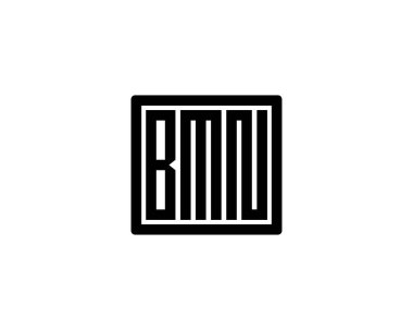 BMN logo tasarım vektör şablonu. BMN