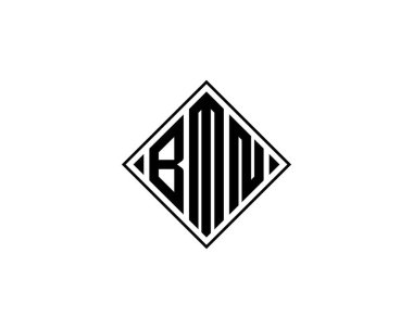 BMN logo tasarım vektör şablonu. BMN