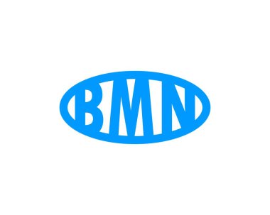 BMN logo tasarım vektör şablonu. BMN