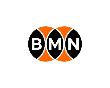 BMN logo tasarım vektör şablonu. BMN