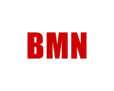 BMN logo tasarım vektör şablonu. BMN