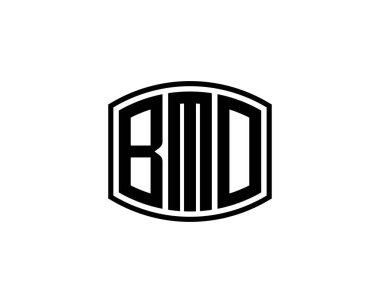 BMO logo tasarım vektör şablonu. BMO
