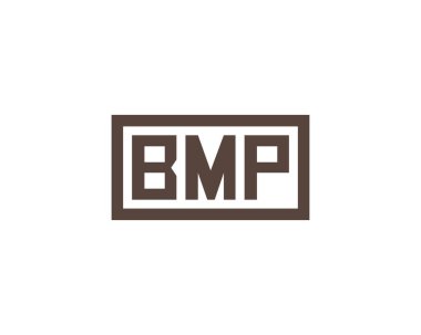 BMP logo tasarım vektör şablonu. BMP