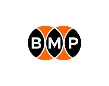 BMP logo tasarım vektör şablonu. BMP