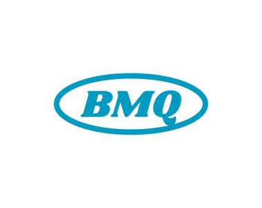 BMQ Logo tasarım vektör şablonu. BMQ