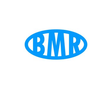 BMR logo tasarım vektör şablonu. BMR