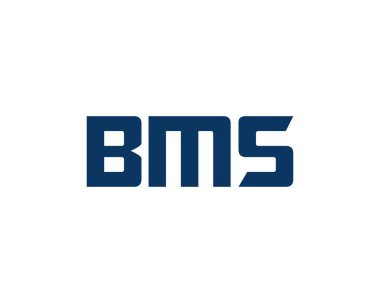 BMS logo tasarım vektör şablonu. BMS
