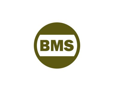 BMS logo tasarım vektör şablonu. BMS