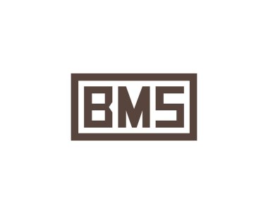 BMS logo tasarım vektör şablonu. BMS