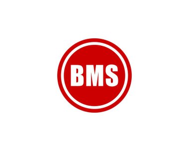 BMS logo tasarım vektör şablonu. BMS