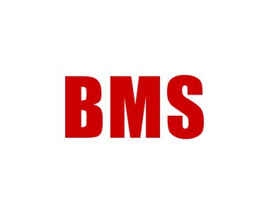 BMS logo tasarım vektör şablonu. BMS