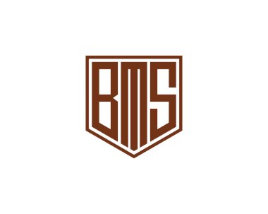 BMS logo tasarım vektör şablonu. BMS