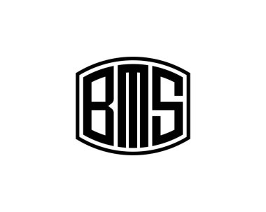 BMS logo tasarım vektör şablonu. BMS