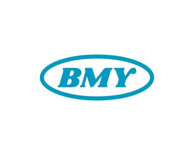 BMY logo tasarım vektör şablonu. BMY