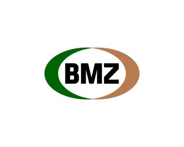 BMZ logo tasarım vektör şablonu. BMZ