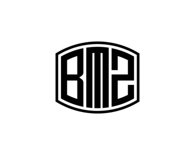 BMZ logo tasarım vektör şablonu. BMZ