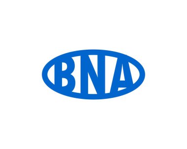 BNA logo tasarım vektör şablonu. BNA