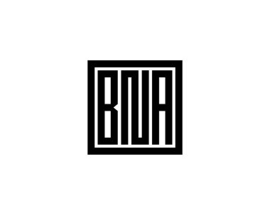 BNA logo tasarım vektör şablonu. BNA