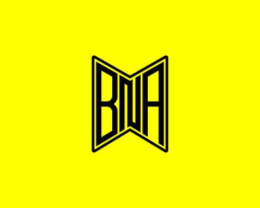 BNA logo tasarım vektör şablonu. BNA