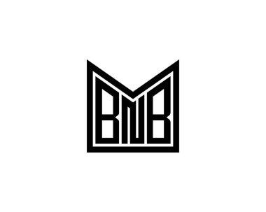 BNB Logo tasarım vektör şablonu. BNB