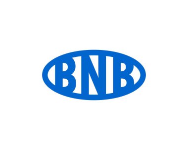 BNB Logo tasarım vektör şablonu. BNB