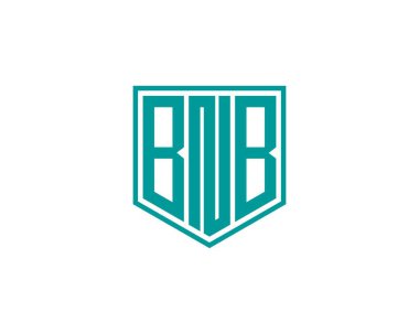 BNB Logo tasarım vektör şablonu. BNB