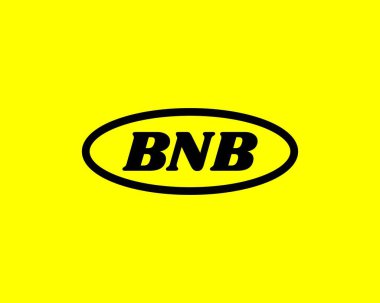 BNB Logo tasarım vektör şablonu. BNB
