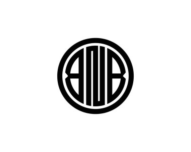 BNB Logo tasarım vektör şablonu. BNB