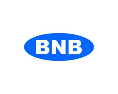 BNB Logo tasarım vektör şablonu. BNB