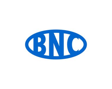 BNC Logo tasarım vektör şablonu. BNC