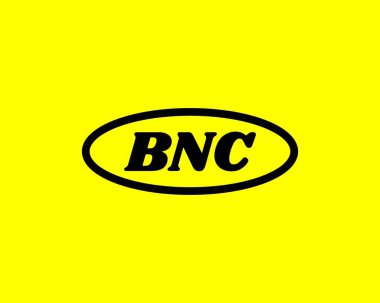 BNC Logo tasarım vektör şablonu. BNC
