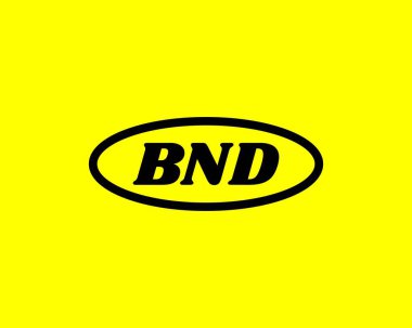 BND logo tasarım vektör şablonu. BND