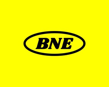 BNE logo tasarım vektör şablonu. BNE