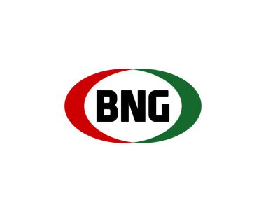 BNG logo tasarım vektör şablonu. BNG