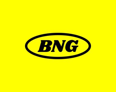 BNG logo tasarım vektör şablonu. BNG