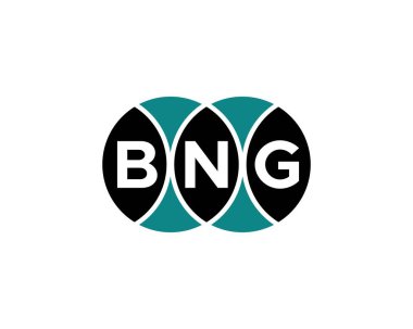 BNG logo tasarım vektör şablonu. BNG