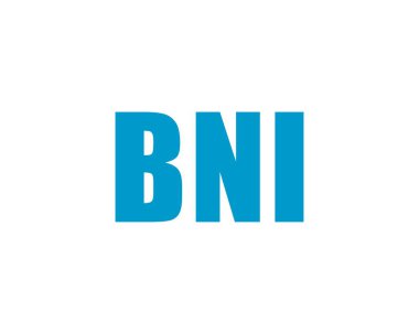 BNI logo tasarım vektör şablonu. BNI