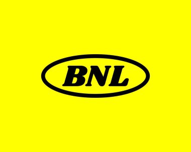 BNL Logo tasarım vektör şablonu. BNL