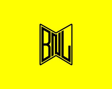BNL Logo tasarım vektör şablonu. BNL