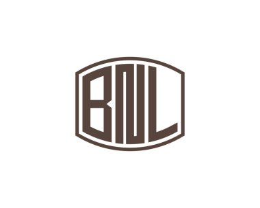 BNL Logo tasarım vektör şablonu. BNL
