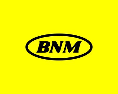BNM logo tasarım vektör şablonu. BNM