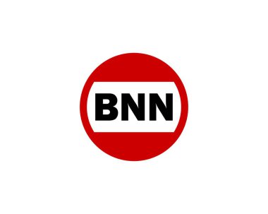 BNN Logo tasarım vektör şablonu. BNN