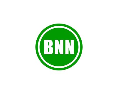 BNN Logo tasarım vektör şablonu. BNN