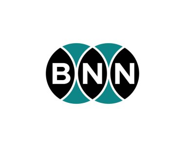 BNN Logo tasarım vektör şablonu. BNN